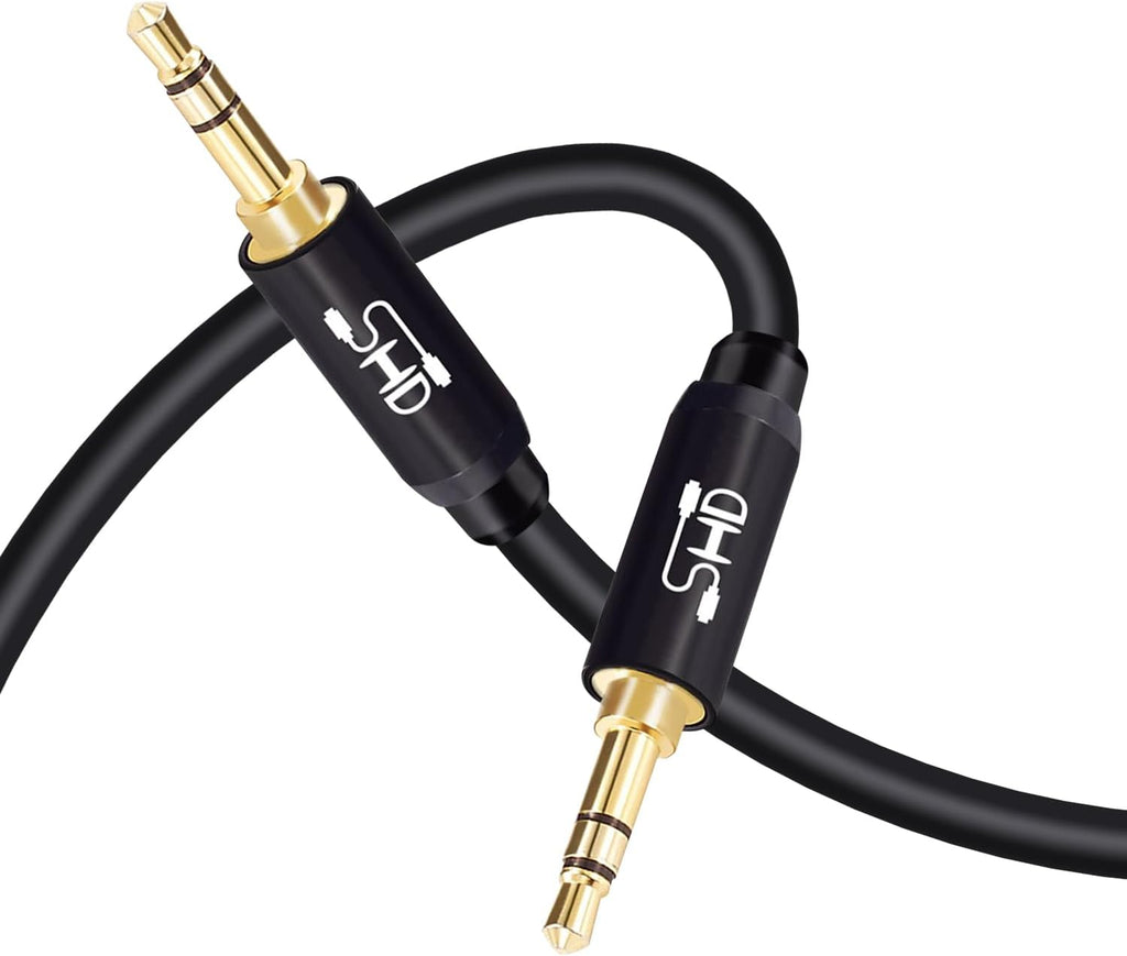 Aux Cable, 3.5Mm Audio Cable Aux for Car Auxiliary Audio Stereo Cable 3.5Mm Cord Premium Sound Dual Shielded with Gold Plated Connectors-20Feet