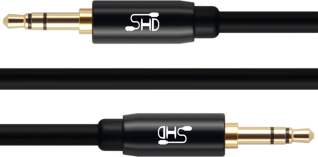 Aux Cable, 3.5Mm Audio Cable Aux for Car Auxiliary Audio Stereo Cable 3.5Mm Cord Premium Sound Dual Shielded with Gold Plated Connectors-20Feet