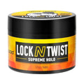 Lock N Twist Supreme Hold - Extreme Styling Control for Locs, Microlocs, Twists, and Retwists, Provides Edge Control, Strong Hair Gel for Women and Men - 5 Oz Jar