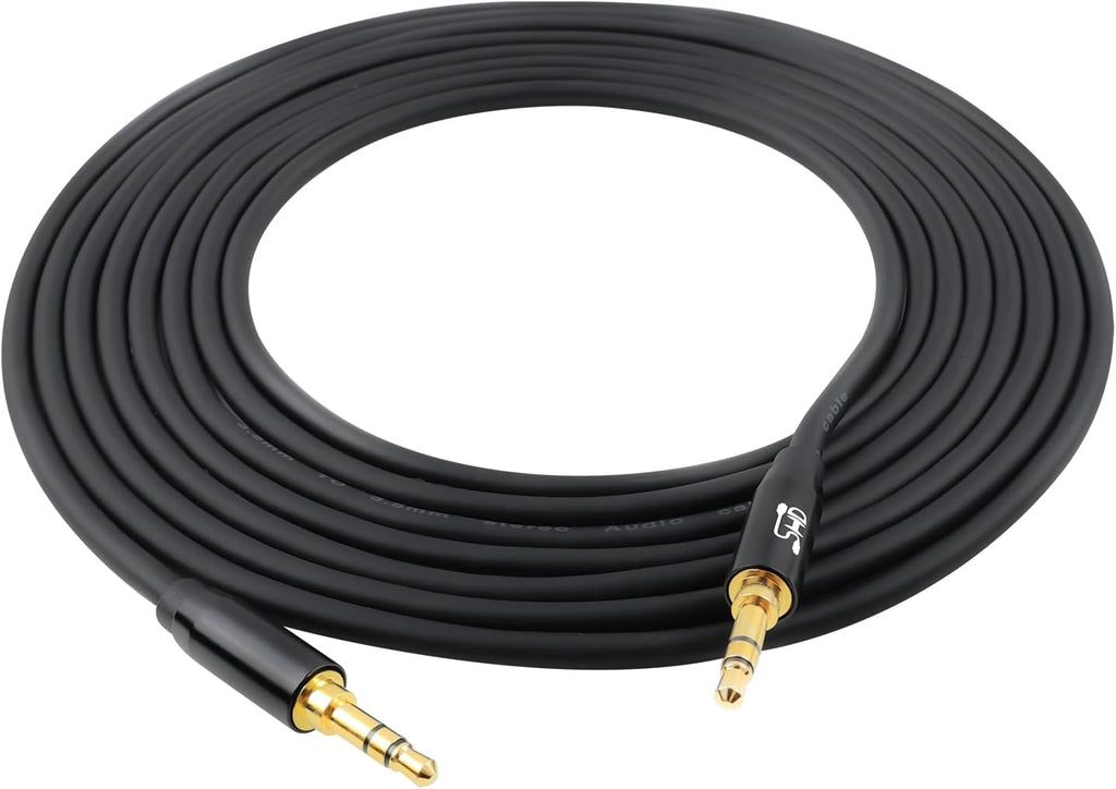 Aux Cable, 3.5Mm Audio Cable Aux for Car Auxiliary Audio Stereo Cable 3.5Mm Cord Premium Sound Dual Shielded with Gold Plated Connectors-20Feet